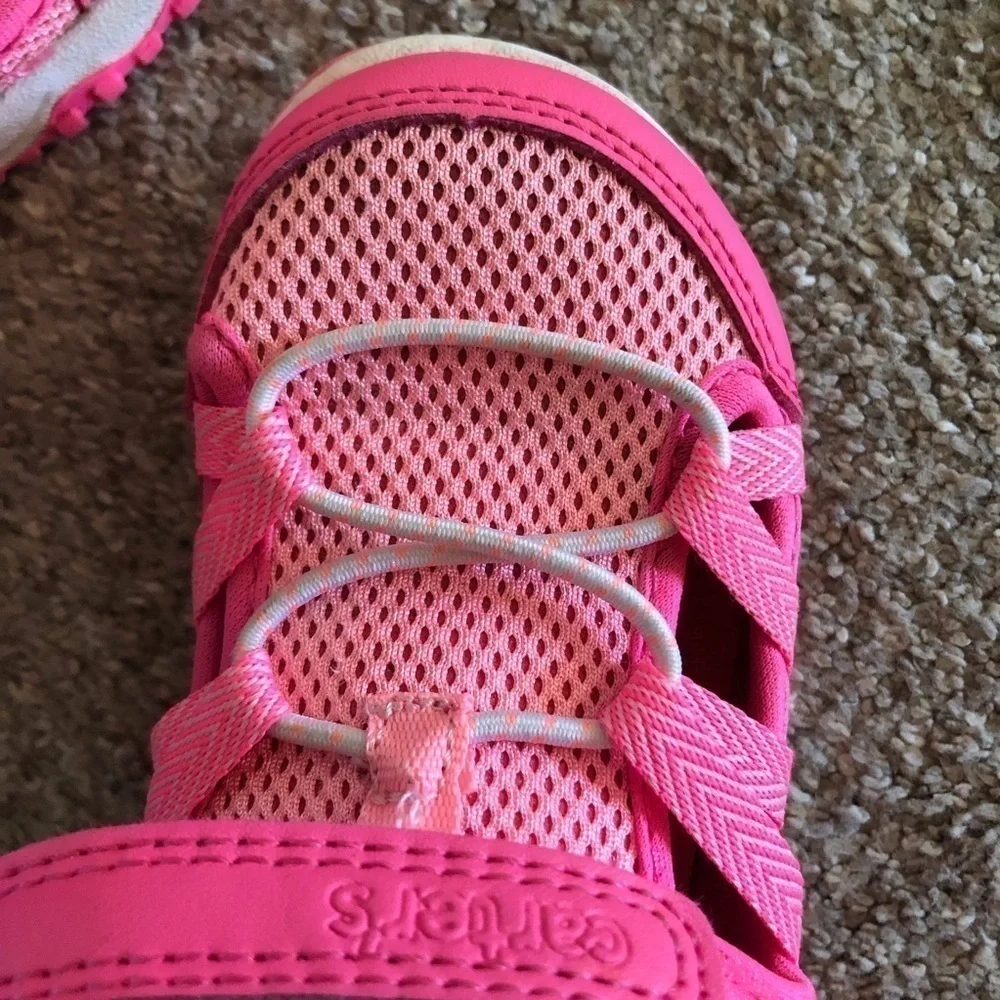 Carter's pink active sandals in size 9